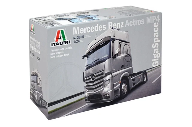 1:24 ITALERI MERCEDES Benz Actros Mp4 Gigaspace Kit IT3905 Model £53.07 ...