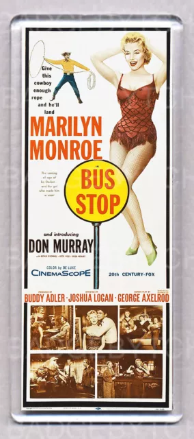 BUS STOP movie poster LARGE FRIDGE MAGNET - MARILYN MONROE