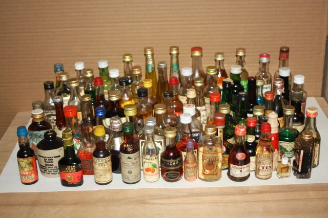Collectable Miniature Bottles - 73 Drinks Bottles - Various Brands - Empty