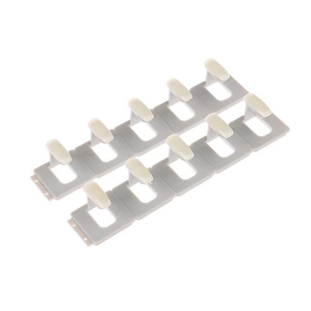 Nail Art Holder Practice Display Stands, False Nail Art Tips Practice Stand D ql