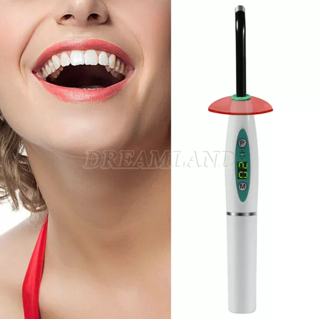 Dental Polymerisationslampe Wireless Cordless LED Curing Light 2300mw/cm² LA400 2