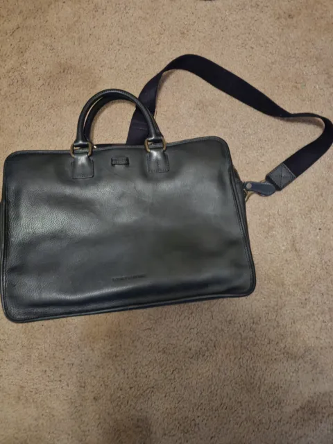 Dooney and Bourke Large Leather Crossbody  Briefcase W/removable strap