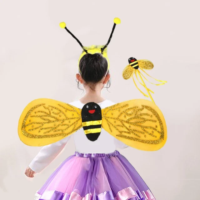 Wicked Costumes Hummel-Kostüm Für Mädchen – Mit Kleid, Flügeln & Antennen