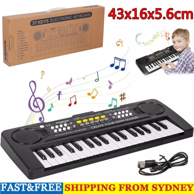 37 Keys Digital Music Electronic Keyboard USB Piano Musical Instrument Learning