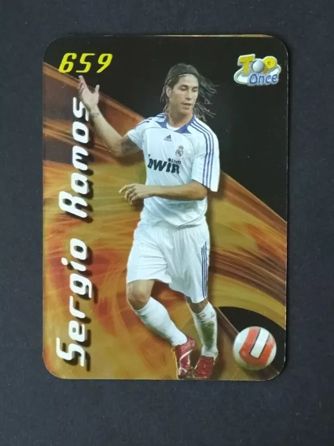 #659 Sergio Ramos Real Madrid Top Once Mundicromo 2008 Laliga