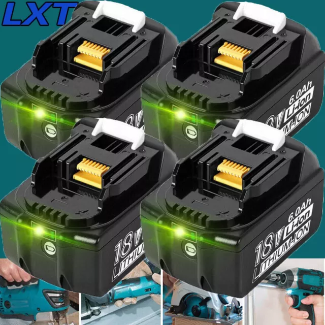 9Ah For Makita 18v Battery 6.0Ah Li-Ion Cordless Multi Tool BL1860 BL1850 BL1830