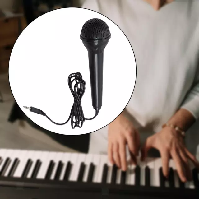 Microphone 3.5mm Jack Handheld Mic Pour Piano Électronique Karaoké Smartphone