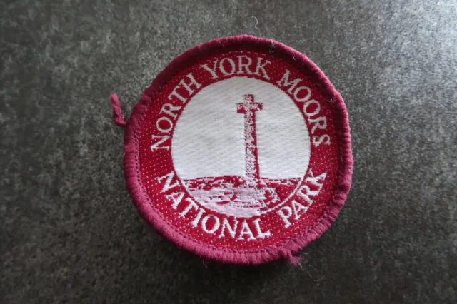 North York Moors National Park Woven Cloth Patch Badge (L35S)