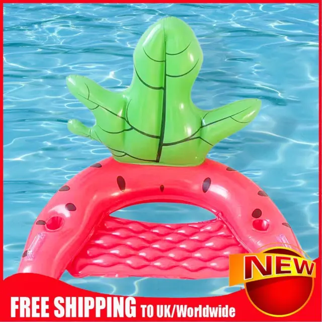 Fruit Lounger Floating Toys Foldable PVC Portable Tear Resistant for Summer Pool