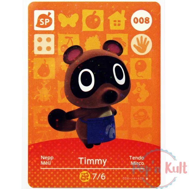 Carte Amiibo Animal Crossing 410 Tiquette / Label Holo [EUR] Série 5 Near  Mint
