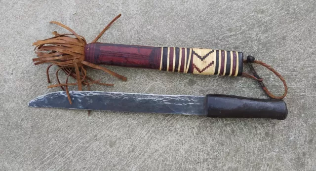 Ancien Couteau Art Tribal Africain R1