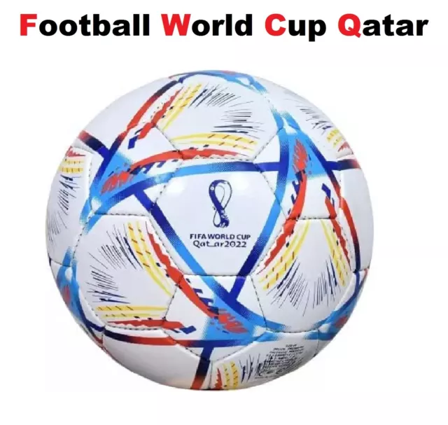 Football Qatar FIFA World Cup Soccer Ball Match Sport Training Outdoor Playing