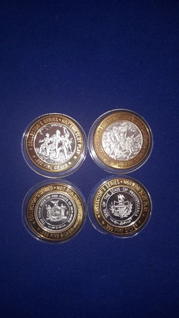 Caesers Silver Strike Casino Spirit 78,Miniute Men,State Of N.y.,State Of Penn.