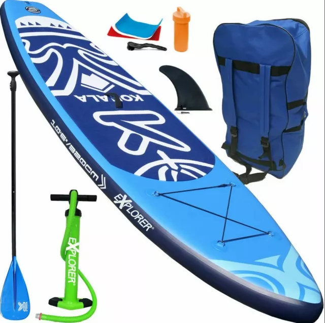 Explorer Kohala Stand-Up-Paddelset 3,20 m Paddel Surfbord