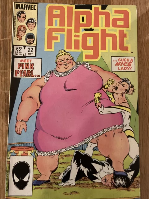 Alpha Flight #22 (Vol 1) :  : "Rub-Out" : First Appearance of Pink Pearl