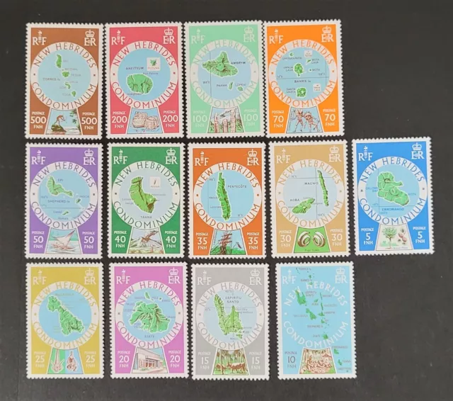 STAMPS NEW HEBRIDIES 1977 ISLANDS U/MINT - #3065a