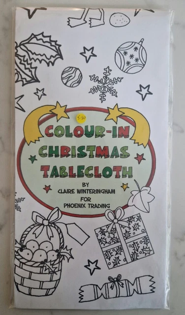 Christmas Colour-in Tablecloth