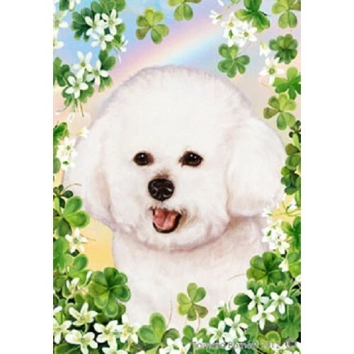 Clover Garden Flag - Bichon Frise 310371
