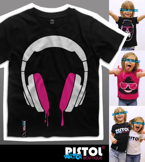 Acqua Pistol Boutique Bambini Unisex Bambini Bambine Dribble Cuffie T-Shirt