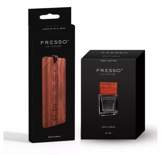 Fresso luxuriöser Autoduft | Set Parfum 50ml + Anhänger | Geschenk