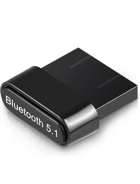 Adattatore Bluetooth USB 5.1, Mini Chiavetta Bluetooth per PC Laptop Dongle Blue