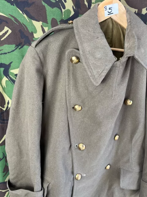 Original WW2 British Army Officers Private Purchase Greatcoat - Lovely Example 2