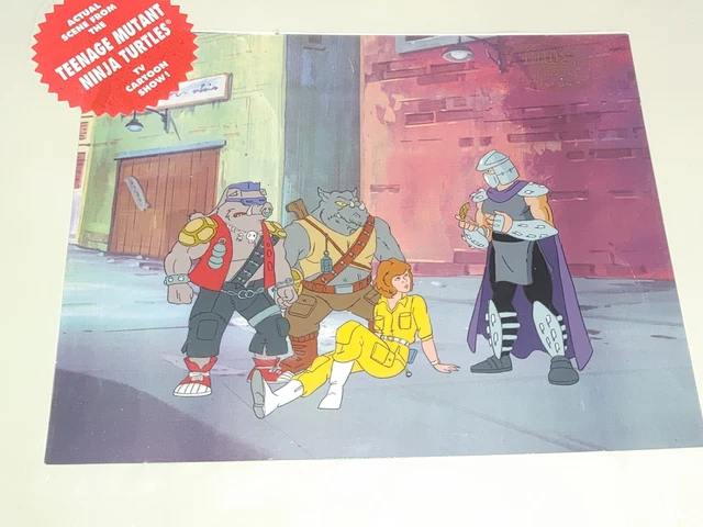 tmnt animation cel lot teenage mutant ninja turtles nes