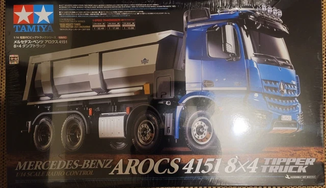 Kit Camion Mercedes-Benz Arocs 4151 8x4 Tamiya 1/14 – Modèle RC à Monter