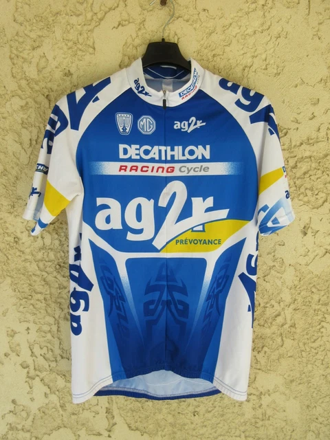 Maillot Cycliste De Marchi AG2R Prévoyance – Taille M – Bleu (occasion)