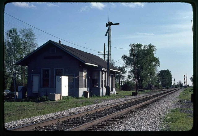 Illinois Central Gulf ICG IC Lake Cormorant Scene - Original Kodachrome Slide