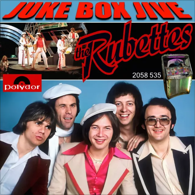 7" THE RUBETTES Juke Box Jive / Forever POLYDOR Glam Rock German-Press 1974