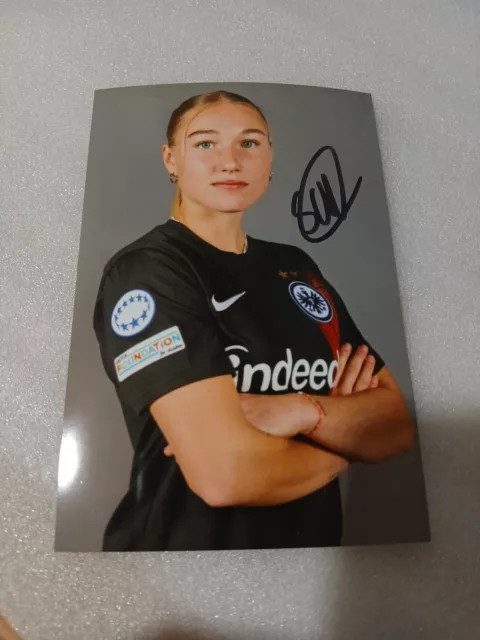 Signiertes Foto Sophie Nachtigall Eintracht Frankfurt Frauen NEU