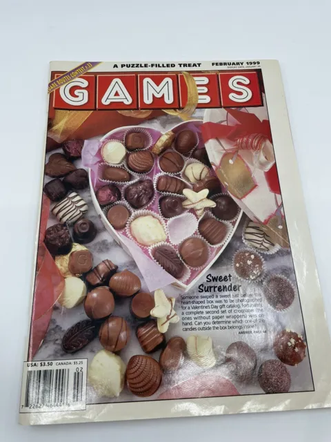 GAMES magazine February 1999 Crosswords And More