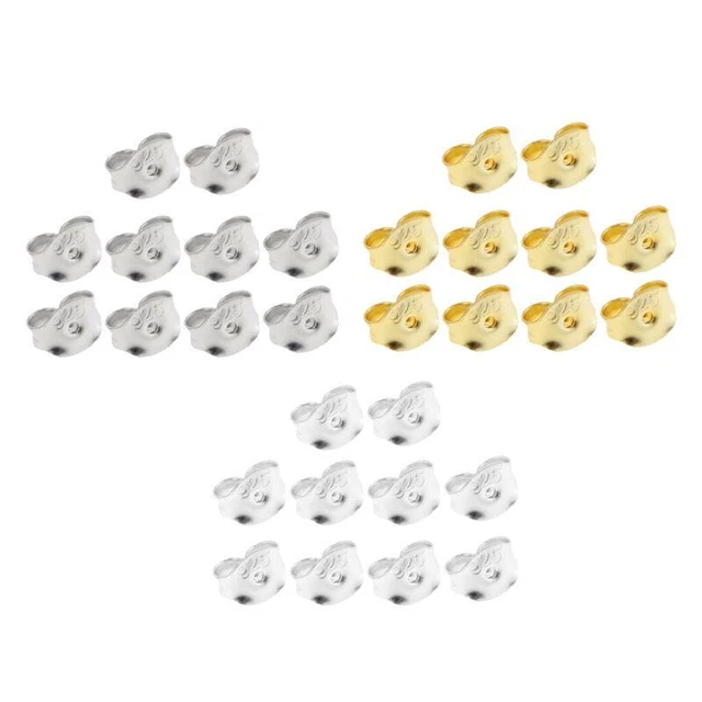 Wholesale 5 Pair Ear Stud Earring Backs Findings for Jewelry Making