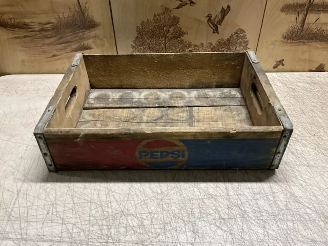 Vintage Pepsi Wooden Crate