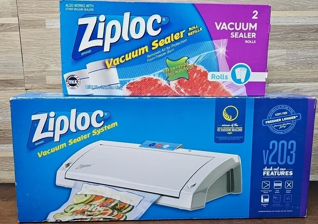 Ziploc Vacuum Sealer Food Storage System ZIPLOC V203 VACUUM Sealer System - Food Freezer Storage $67.81