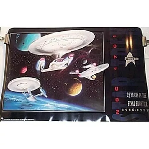 Star Trek 25th Anniversary 3 Enterprise Ltd Ed Poster
