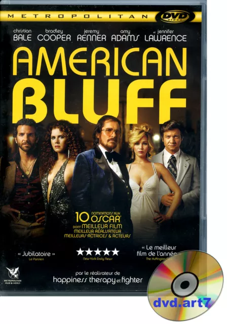 DVD : AMERICAN BLUFF - Christian Bale - Jennifer Lawrence - Bradley Cooper