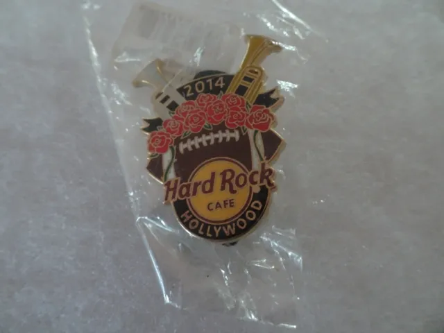 Hard Rock Cafe Pin Hollywood Rose Bowl Football Drum 2012