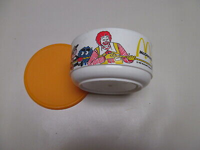 Vintage 1987 Whirley Industries McDonalds Plastic Soup Bowl W Lid New
