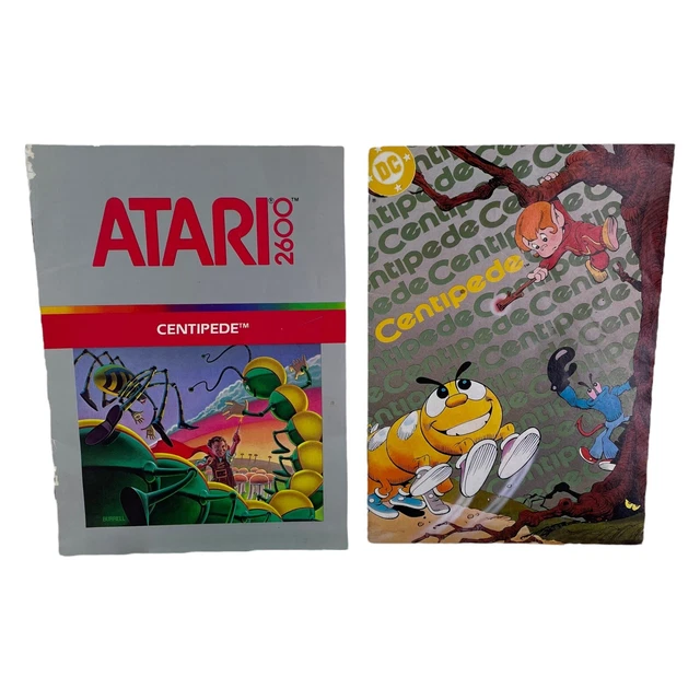 Centipede - Atari 2600 - 1982 - Manual + Comic Only
