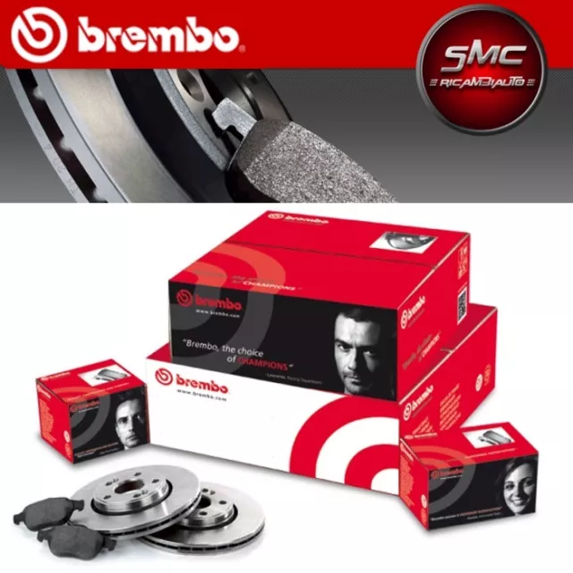 Kit Dischi Freno Brembo + Pastiglie Brembo Vw Golf 5 V (Ø 253) Posteriore