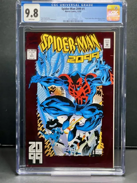 CGC 9.8 Spider-Man 2099 1 Origin of Miguel O'Hara Marvel Comics Key 1992 MCU