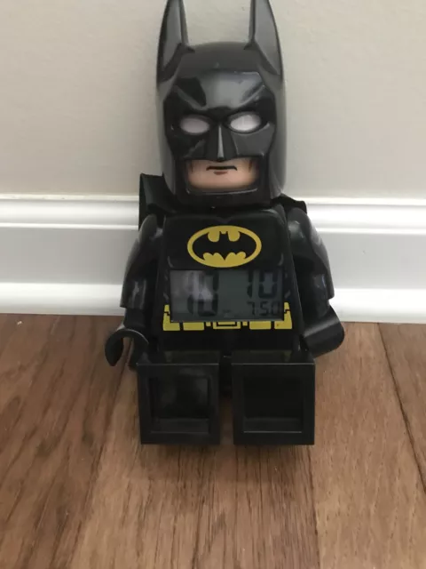 LEGO Batman DC Comics Super Heroes Movie Alarm Clock Digital Posable Minifigure