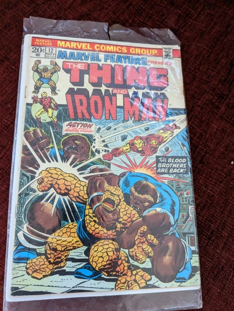The Thing And Iron Man #12  The Blood Brothers Are Back! 1973