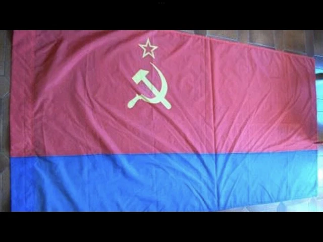 Drapeau RSS D'Azerbaïdjan (avant 1991) - URSS - 180x90cm - Occasion