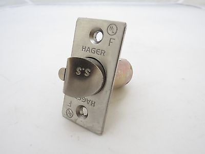 Hager 2-3/4” Deadlatch Satin Chrome Single Point Lock or Latch New w/ Plunger