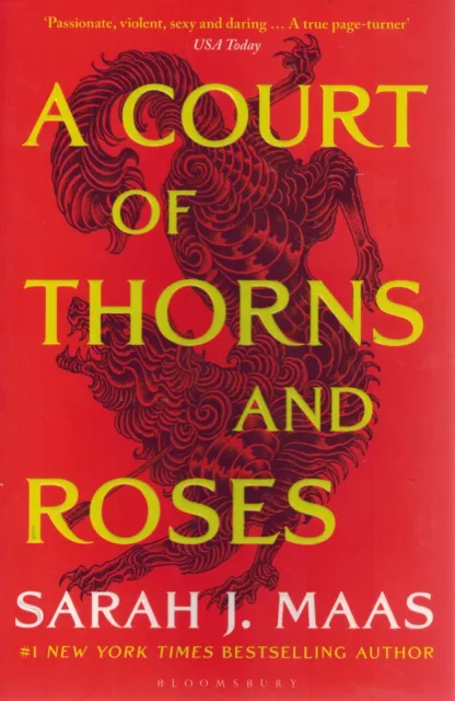 A Court of Thorns and Roses Coloring Book ~ By: Sarah J. Maas ~ English