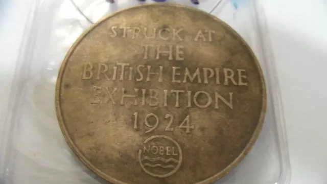 Medal  British Empire Exhibition  1924  Nobel