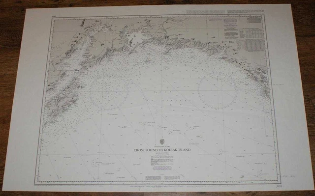 Nautical Chart No. 1499 United States - Alaska, Cross Sound to Kodiak Island